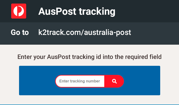Tracking australia post Australia Post